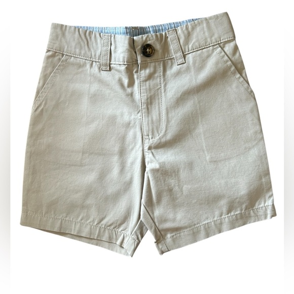 Carter’s Toddler Boys Khaki Flat Front Dress Shorts 3T - Picture 1 of 4